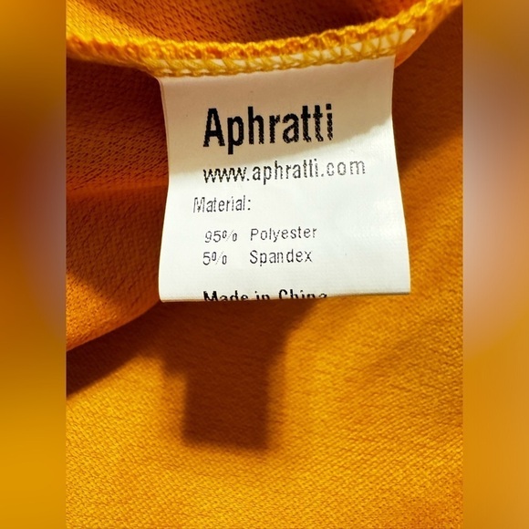 Aphratti Flutter Sleeve Skater Dress Size L - Picture 4 of 6